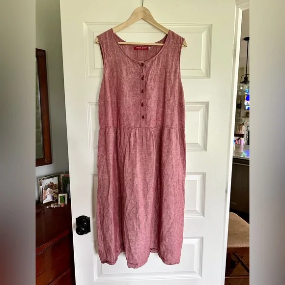 Pyne & Smith | Dresses | No24 3x Summer Linen Dress Poppy Chambray |  Poshmark